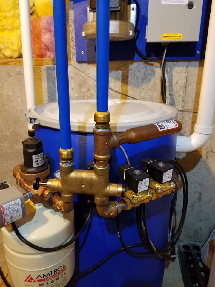 radon water mitigation system